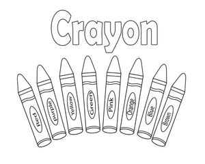 Creative Kids' Coloring Set Coloring Page