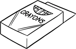 Drawing with Colorful Pencils Coloring Page
