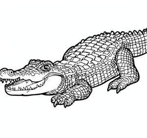 Crocodile in Nature