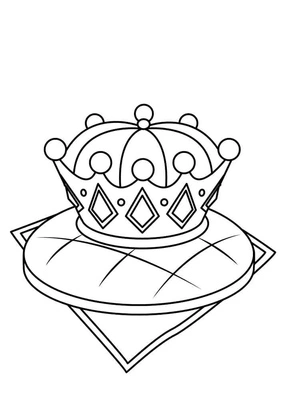 Crown Coloring Page Coloring Page