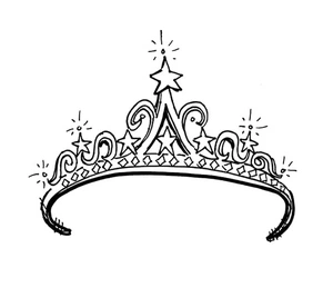 Regal Princess Tiara Coloring Page