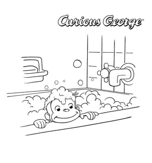 George Enjoys Relaxing in a Warm Bath