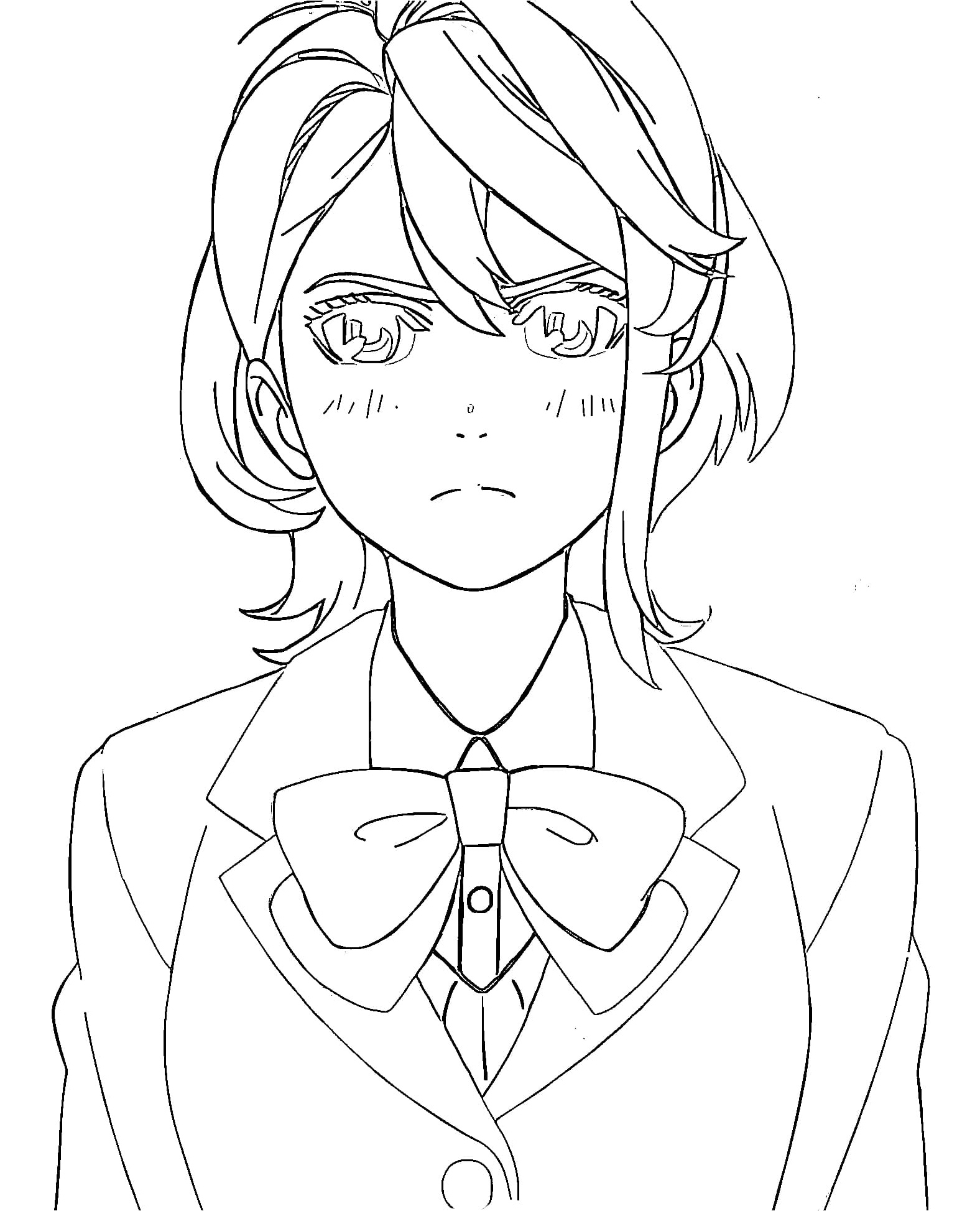 Aira Shiratori Coloring Page Coloring Page