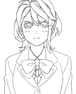 Aira Shiratori Coloring Page Coloring Page