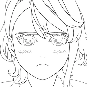 Aira Shiratori from the Dandadan series Coloring Page