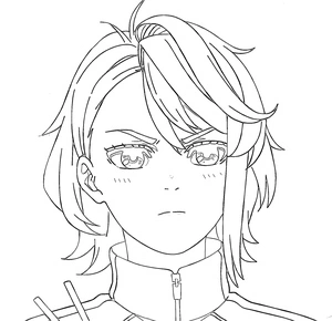 Airy Feather Shiratori Coloring Page