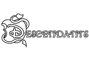 Descendants Emblem Coloring Page