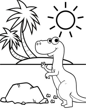 Beach Dinosaur
