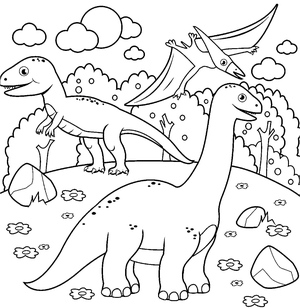 Three Silly Dinosaurs