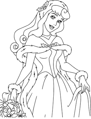 Princess Aurora Celebrating Christmas