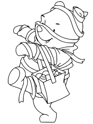 Disney Halloween Mummy Pooh