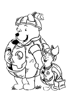 Disney Halloween with Pooh and Piglet