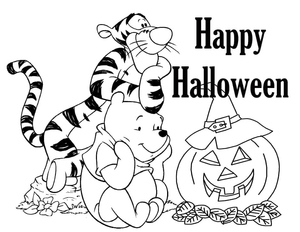 Disney Halloween with Tigger and Pooh