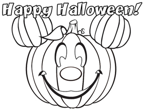 Halloween Disney Pumpkin