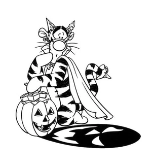 Printable Disney Halloween Coloring Pages Coloring Page