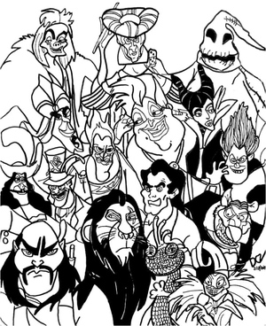Villains from Disney