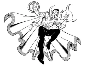 Doctor Strange Coloring Page