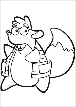 Tico from the show "Dora the Explorer" Coloring Page