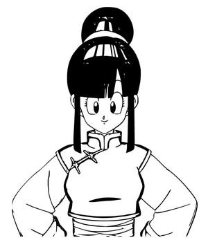 Chi Chi from Dragon Ball Z Coloring Page