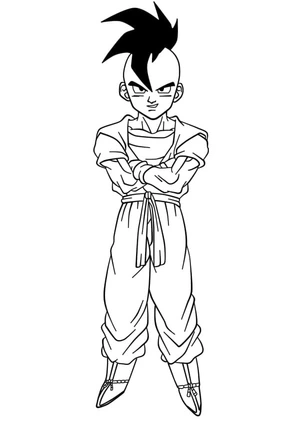 Oob from Dragon Ball Z Coloring Page