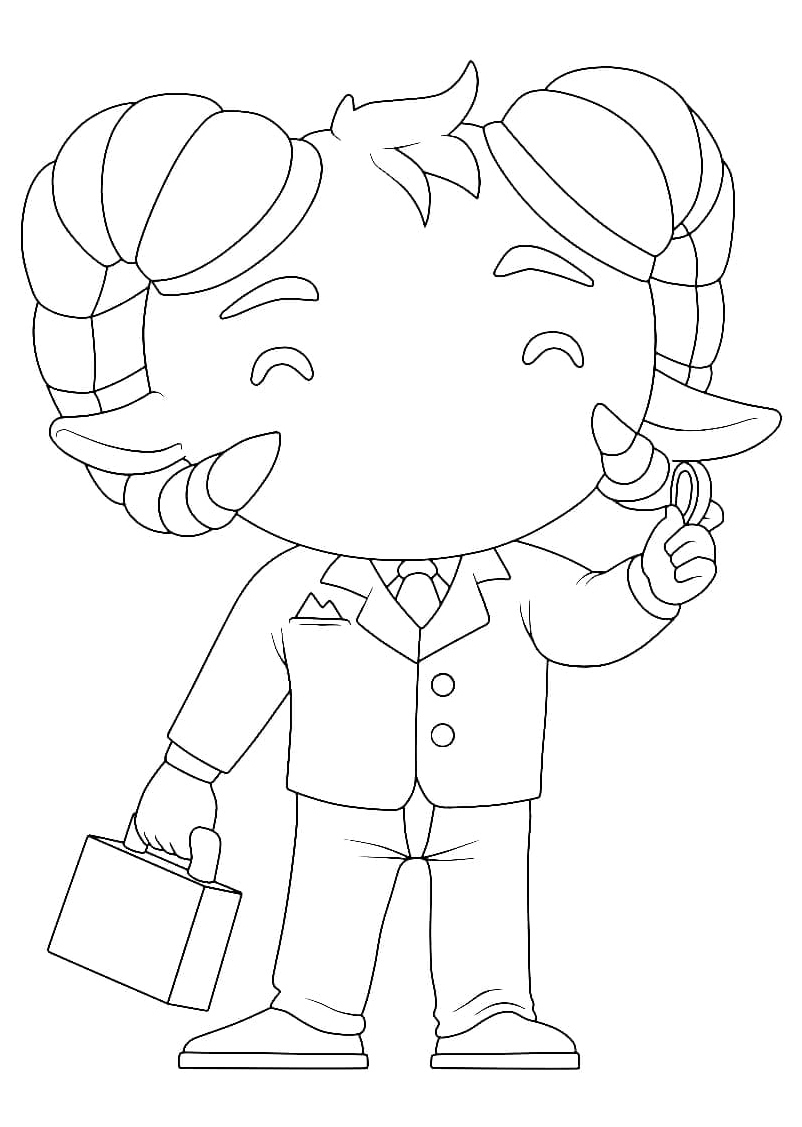 Free Dream SMP Coloring Page