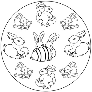 Easter Mandala