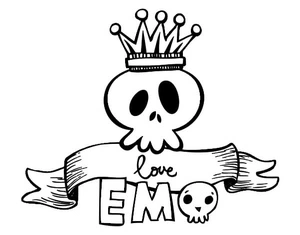 Emo Freedom Coloring Page