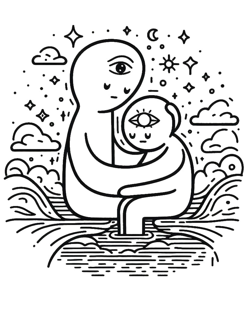 Compassionate Impression Coloring Page