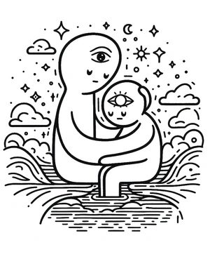 Compassionate Impression Coloring Page