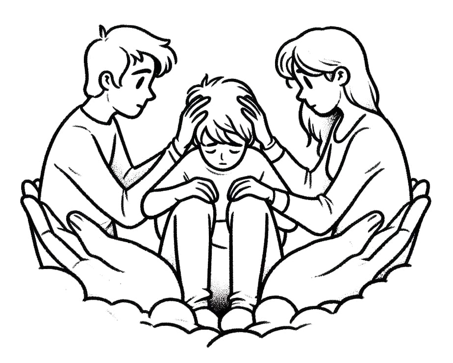 Printable Empathy Coloring Page