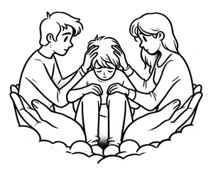 Printable Empathy Coloring Page