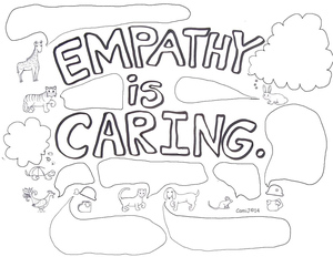 Understanding and showing empathy to others is an act of caring.