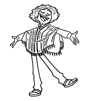 Cheerful Camilo Madrigal Coloring Page