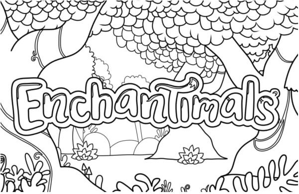Enchantimals Emblem Coloring Page