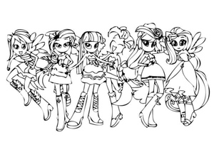 All the Equestria Girls are adorable.