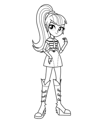 Dedicated Student Wearing Rarity's Tie