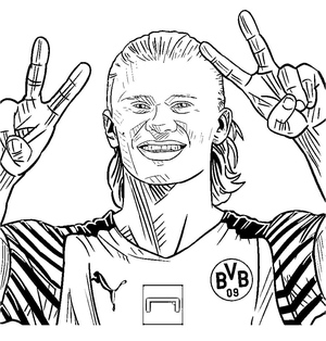 Happy Erling Haaland