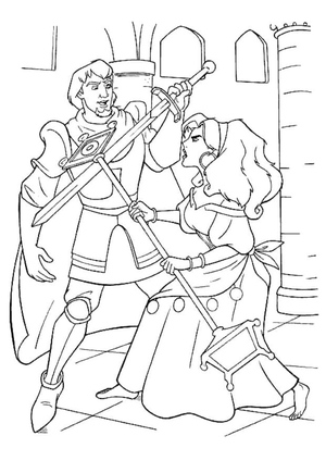 Phoebus and Esmeralda, the Brave Captain and the Beautiful Dancer