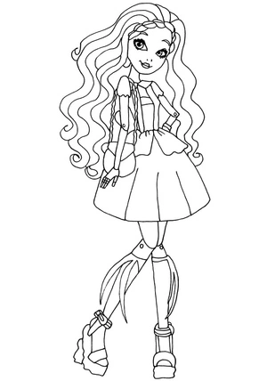 Ever After High: Cedar Wood Coloring Page