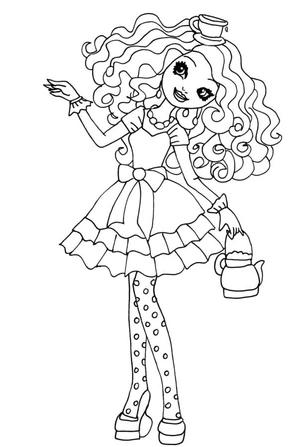 Ever After High Coloring Page - Free to Print Coloring Page