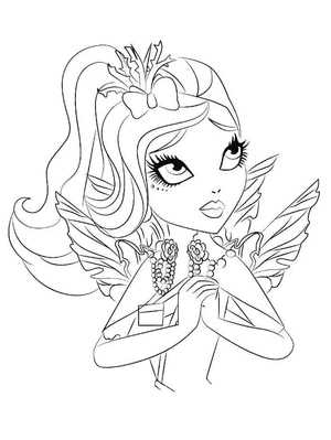 Please print the Ever After High image but refer to it as something other than the Ever After High Coloring Page. Coloring Page