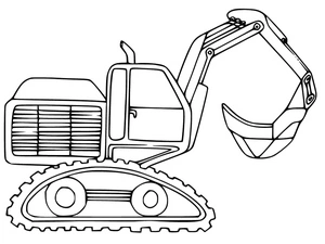 Average Digger Coloring Page