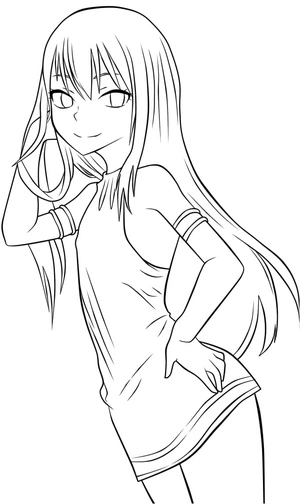 Charming Wendy Marvell Coloring Page