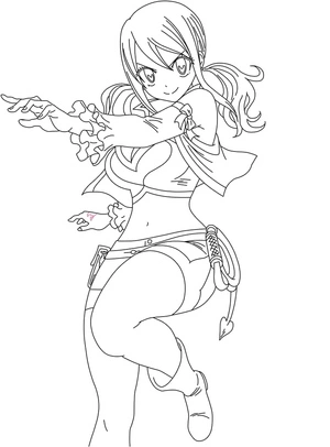 Lucy Heartfilia - The Amazing Fairy Coloring Page