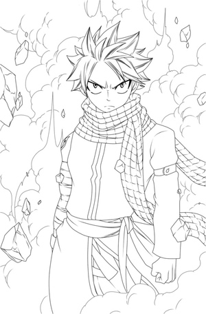 Natsu Dragneel from the anime "Fairy Tail"