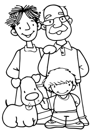 Family with Their Puppy