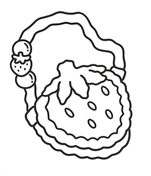 Print Fashion Vibes Illustration and do not label it as Fashion Vibes Coloring Page