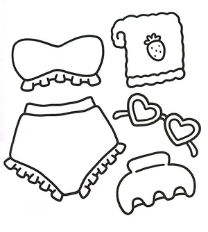 Printable Fashion Designs for Kids Coloring Page