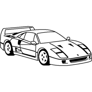 Ferrari Car Coloring Page Coloring Page