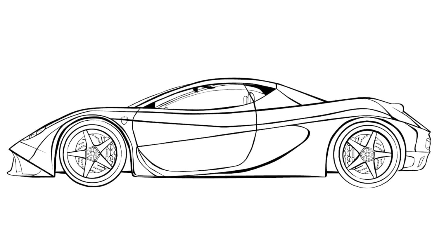 Ferrari Picture, alternative naming, avoid using Ferrari Coloring Page Coloring Page
